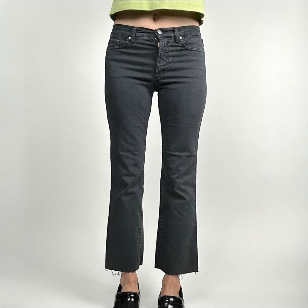 Y2K Vintage Versace Lowrise Cuttoff Hem Jeans